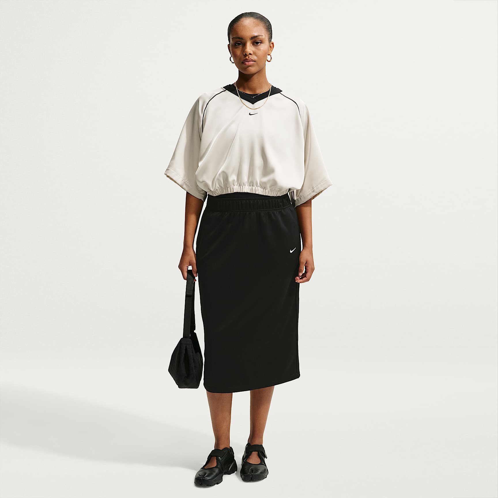 BRIEFING 新品　WOMEN’S HYBRID DOWN SKIRT S Nike Sportswear Women's Loose Midi Track Skirt. Nike.com